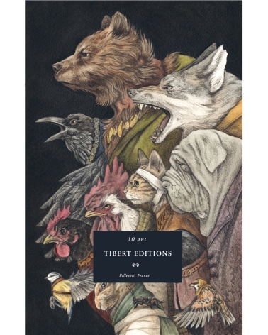 Tote-bag 10 ans de Tibert, illustration d'Adeline Martin