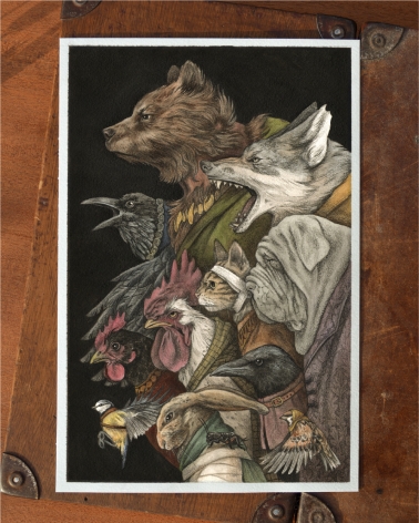 Illustration Originale du Roman de Renart