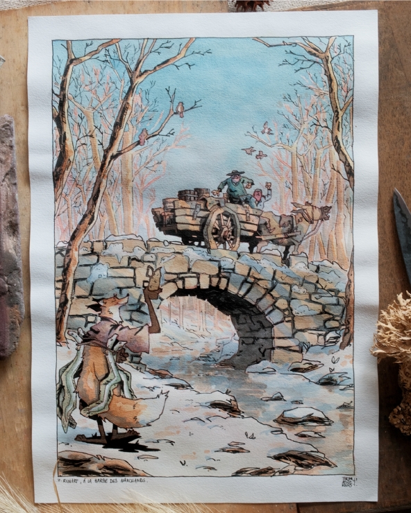 Illustration Originale du Roman de Renart