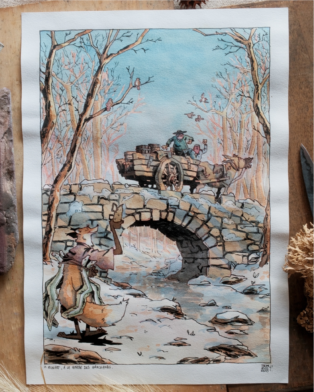 Illustration Originale du Roman de Renart