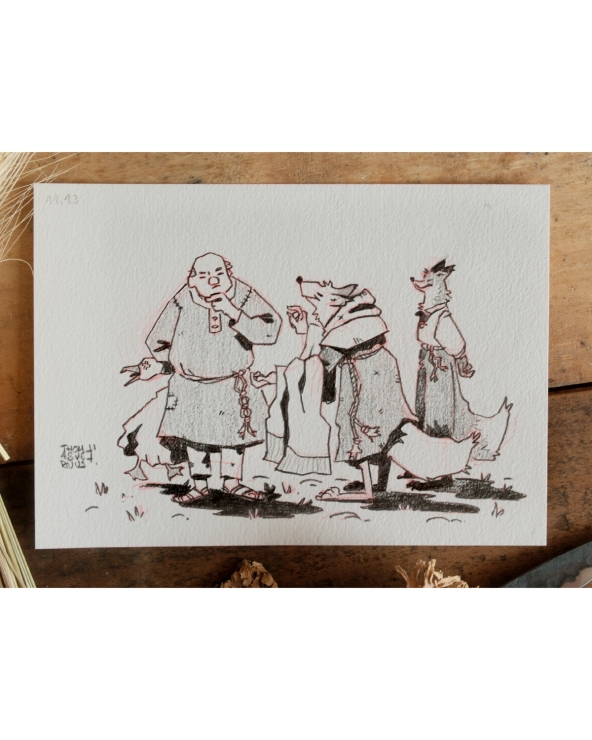 Illustration Originale du Roman de Renart