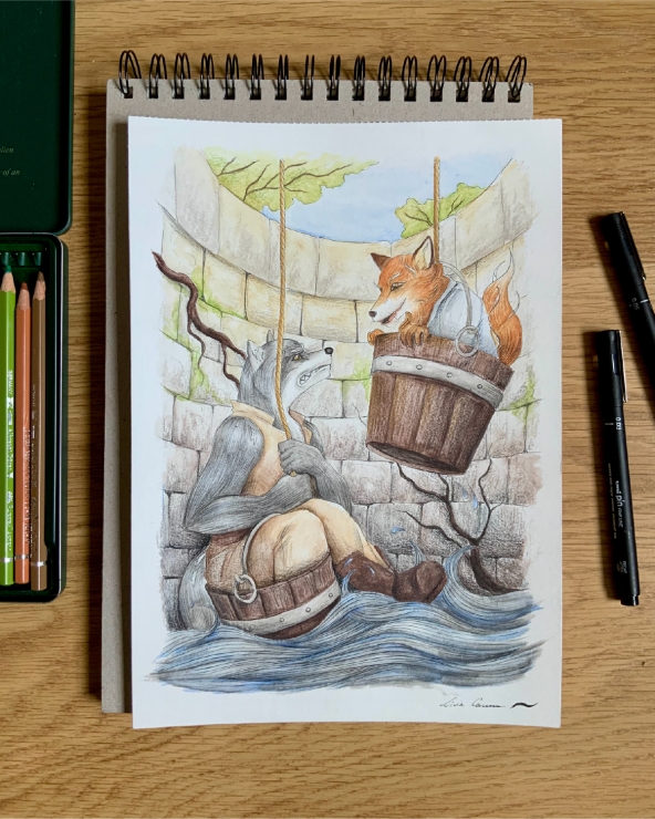 Illustration Originale du Roman de Renart