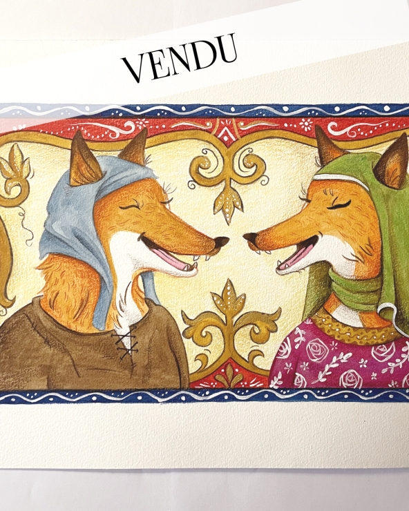 Illustration Originale du Roman de Renart