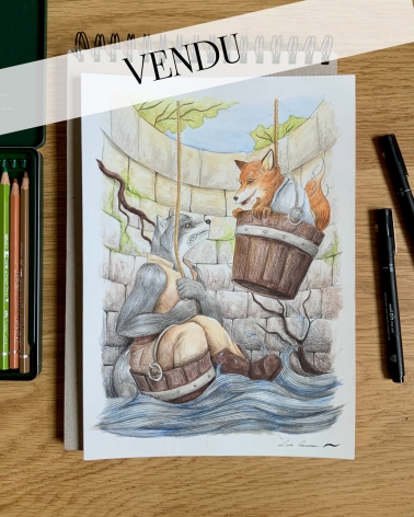 Illustration Originale du Roman de Renart