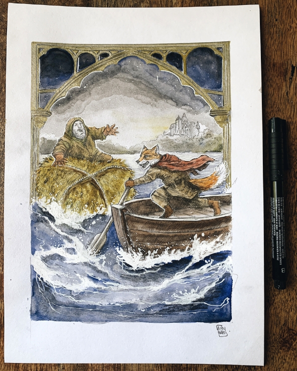 Illustration Originale du Roman de Renart