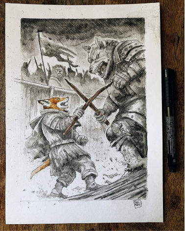 Illustration Originale du Roman de Renart