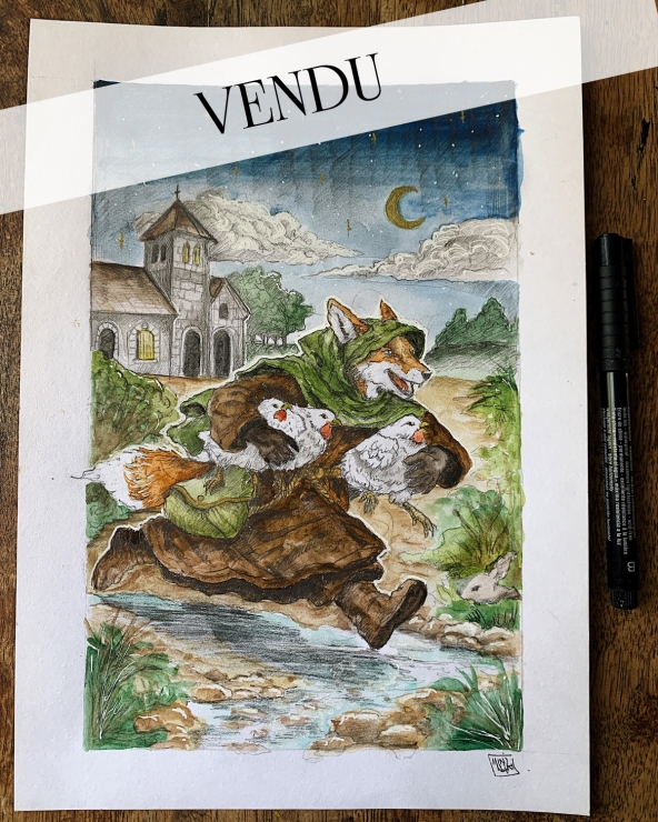 Illustration Originale du Roman de Renart