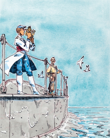 Duo d'illustrations Vingt-mille lieues sous les mers