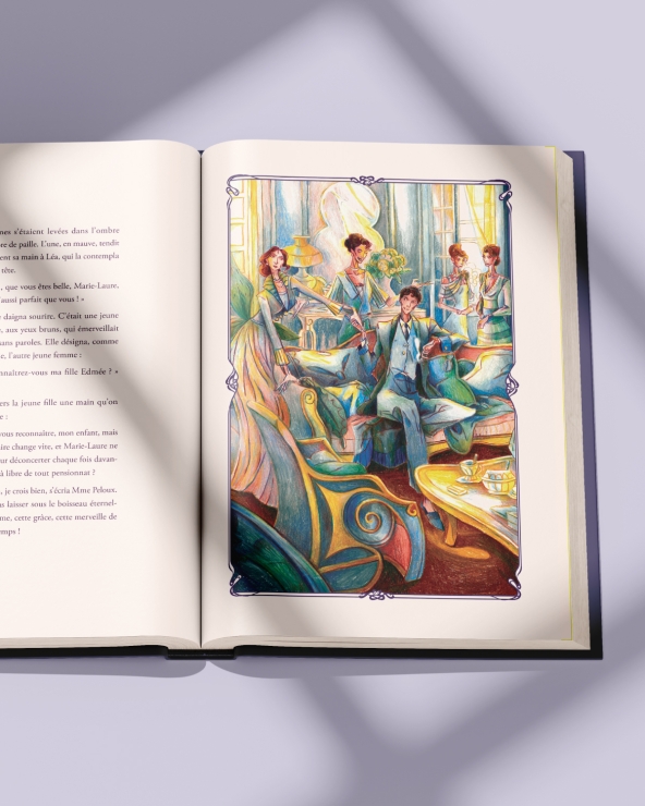 Chéri de Colette illustré par Naïade Lacolomb