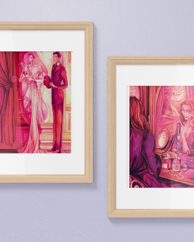 Duo d'illustrations Cheri.