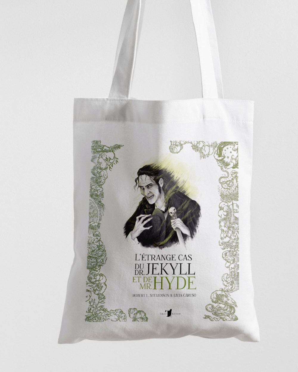 Tote-bag Dr Jekyll et Mr Hyde de Livia Caruso