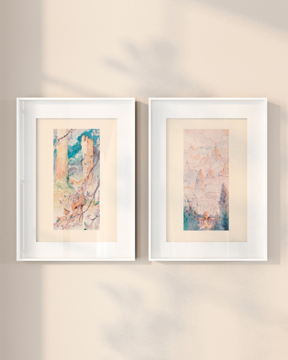 Duo d'illustrations Daisy Miller