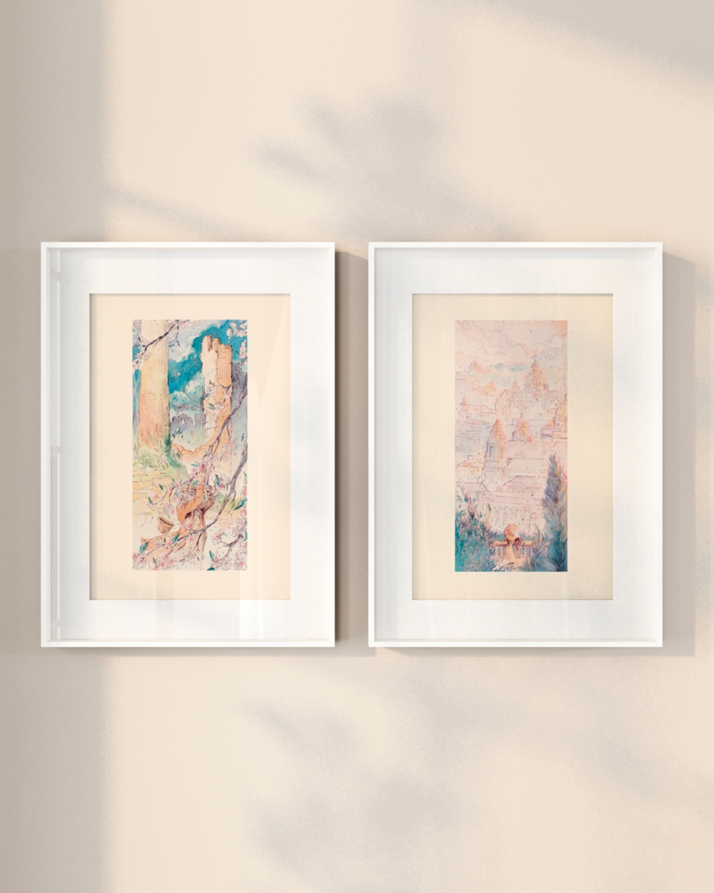 Duo d'illustrations Daisy Miller