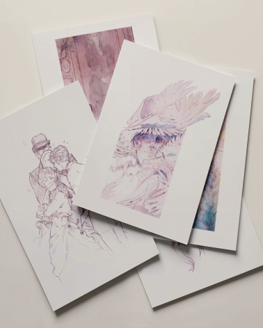 Suite d'illustrations d'Elsa Roman pour Daisy Miller