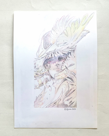 Illustration Originale d'Elsa Roman pour Daisy Miller - Audace et innocence