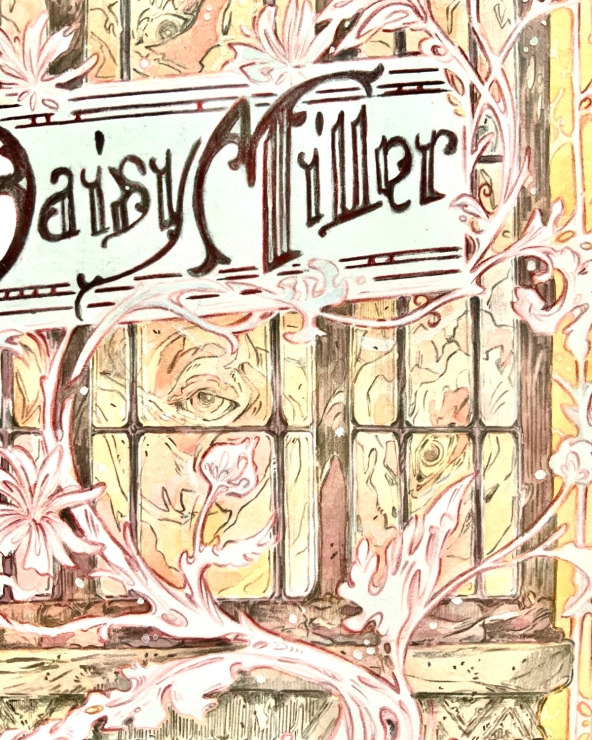 Illustration Originale d'Elsa Roman pour Daisy Miller - Jeunesse et antiquité