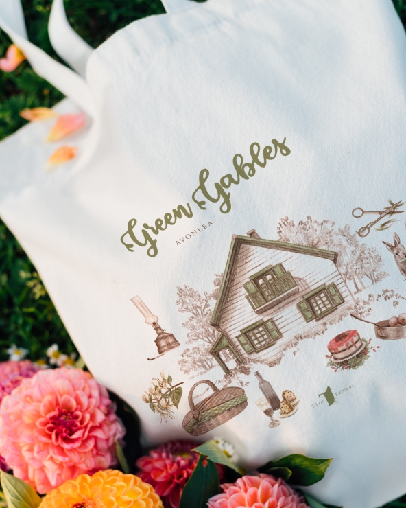 Tote-bag Anne de Green Gables, illustration d'Adeline Martin