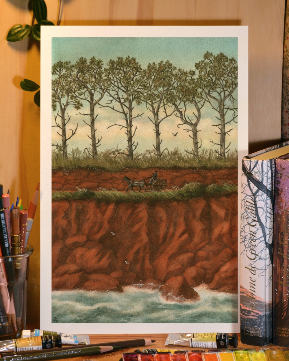 Illustration Originale d'Adeline Martin pour Anne de Green Gables