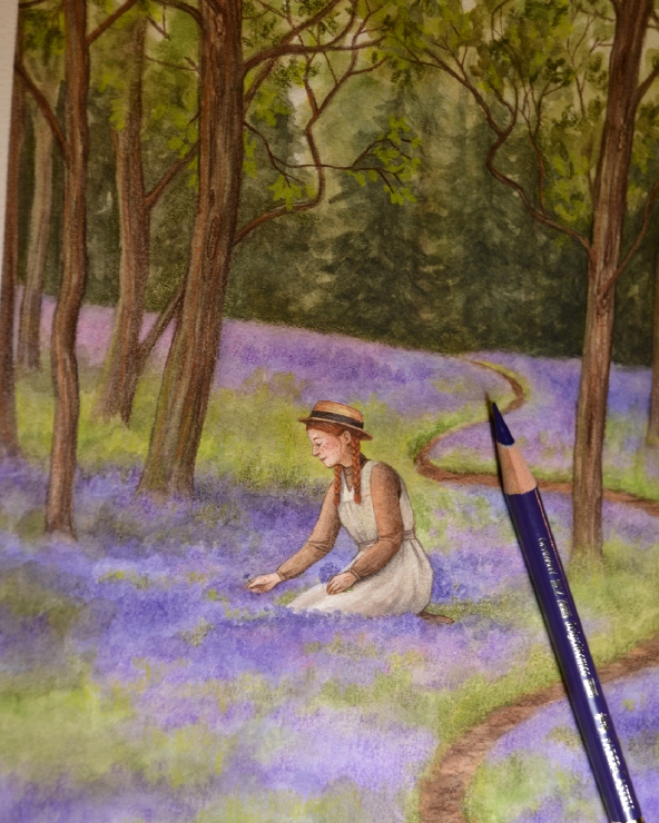 Illustration Originale d'Adeline Martin pour Anne de Green Gables