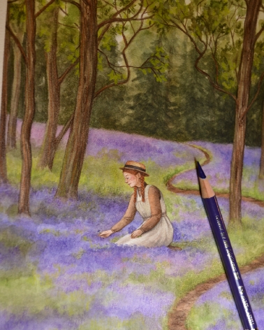 Illustration Originale d'Adeline Martin pour Anne de Green Gables