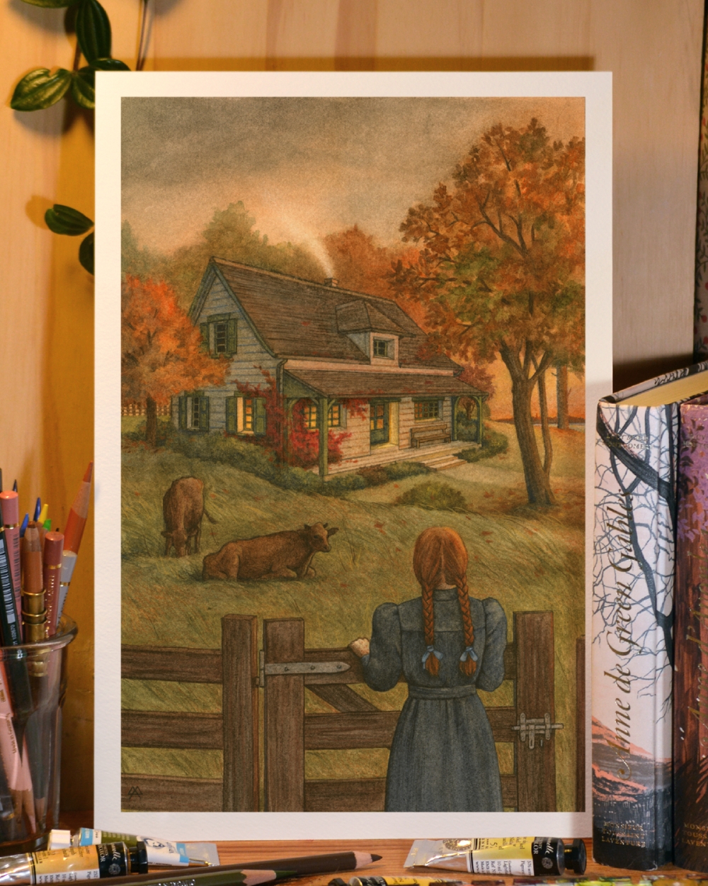 Illustration Originale d'Adeline Martin pour Anne de Green Gables