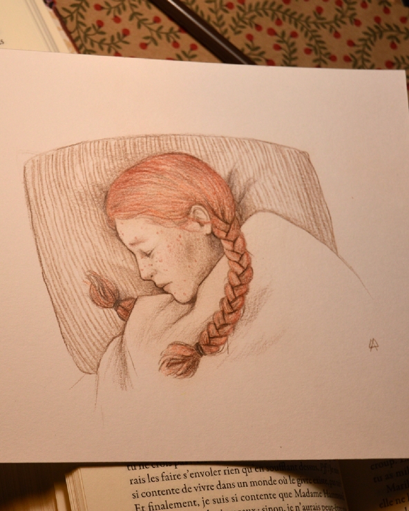 Illustration Originale d'Adeline Martin pour Anne de Green Gables