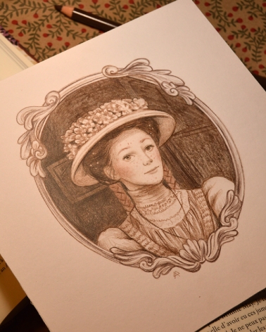 Illustration Originale d'Adeline Martin pour Anne de Green Gables