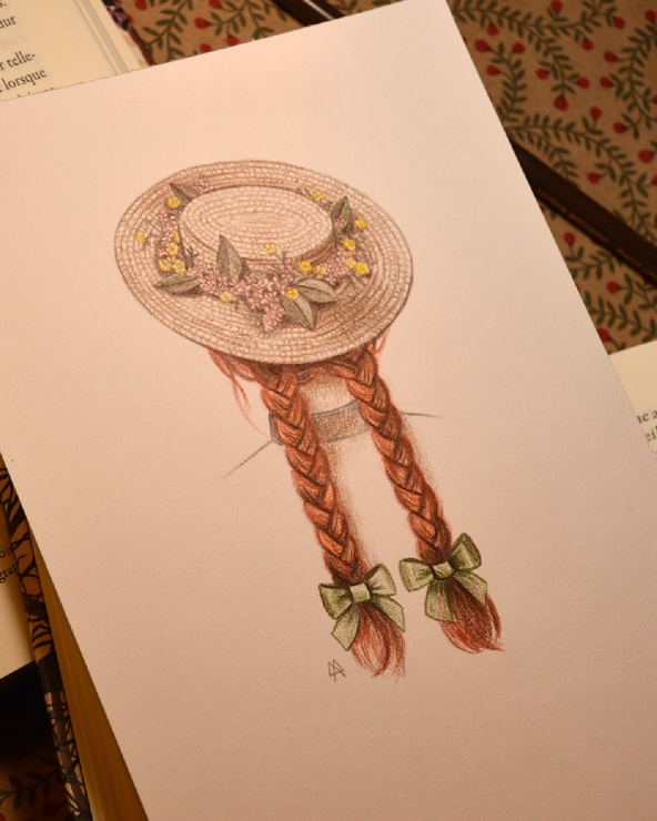 Illustration Originale d'Adeline Martin pour Anne de Green Gables