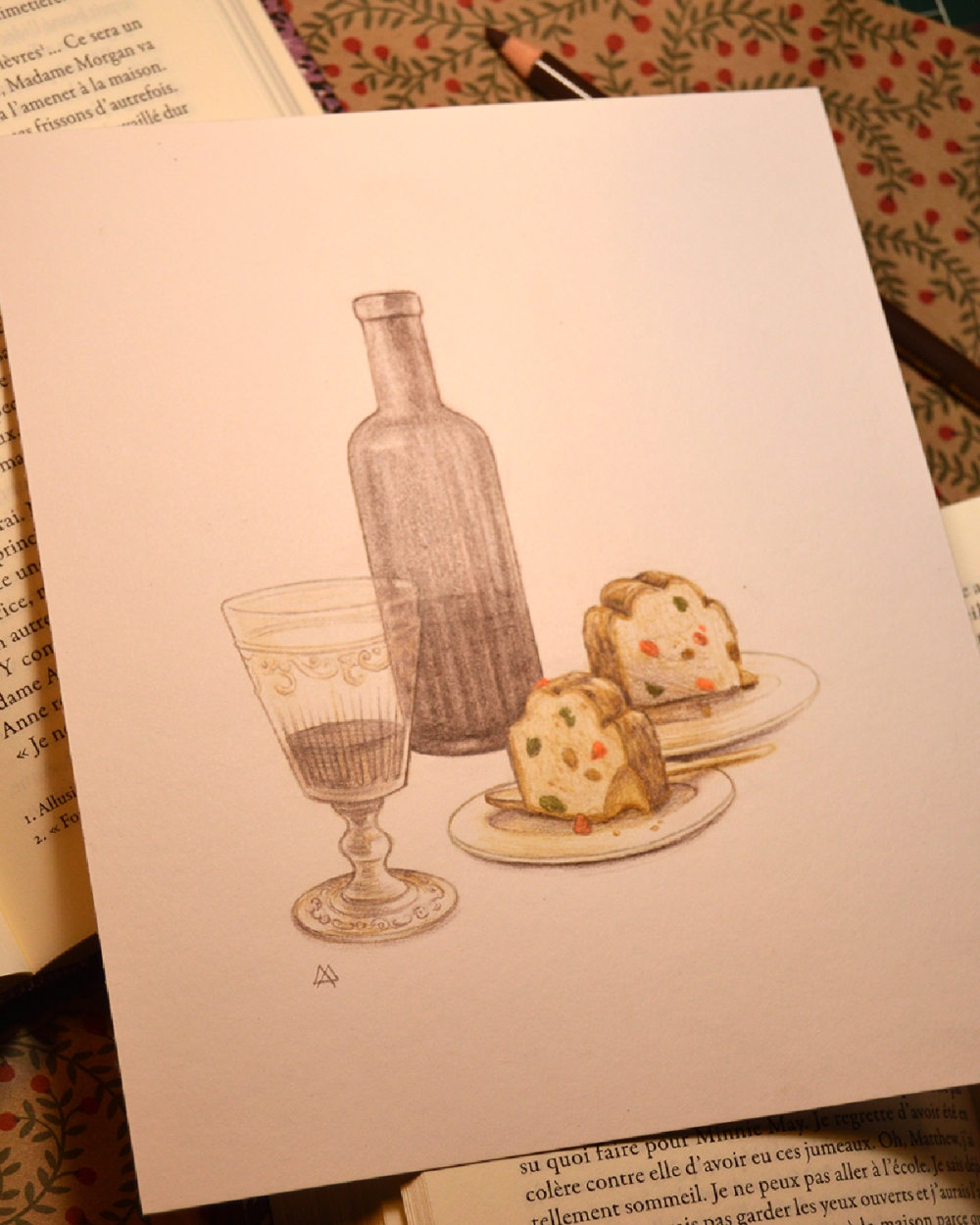 Illustration Originale d'Adeline Martin pour Anne de Green Gables