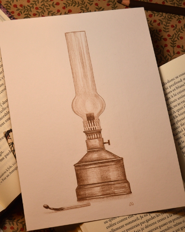 Illustration Originale d'Adeline Martin pour Anne de Green Gables