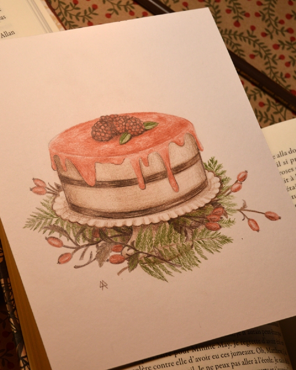 Illustration Originale d'Adeline Martin pour Anne de Green Gables