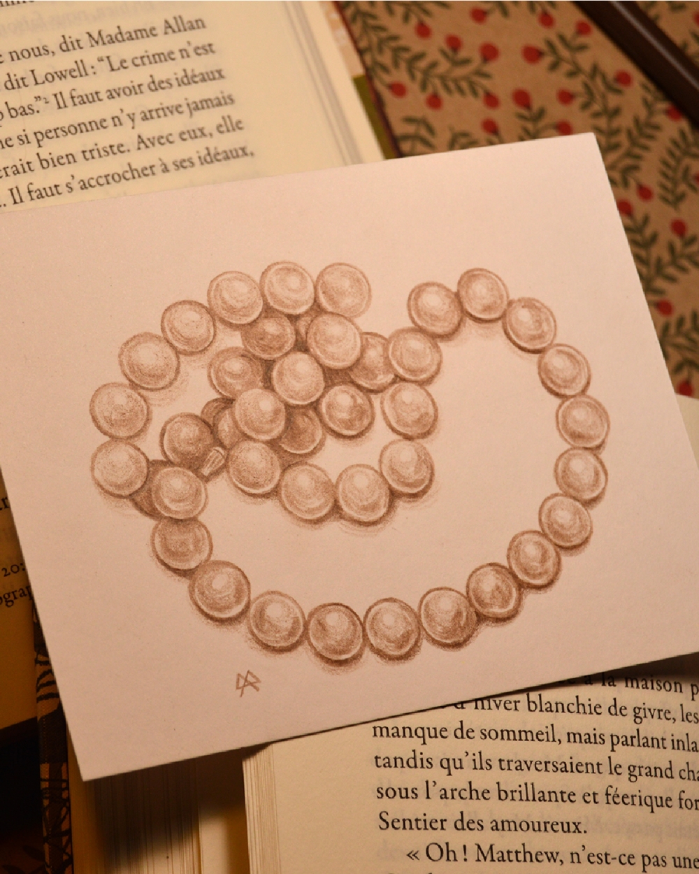 Illustration Originale d'Adeline Martin pour Anne de Green Gables