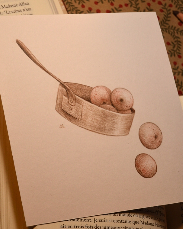 Illustration Originale d'Adeline Martin pour Anne de Green Gables