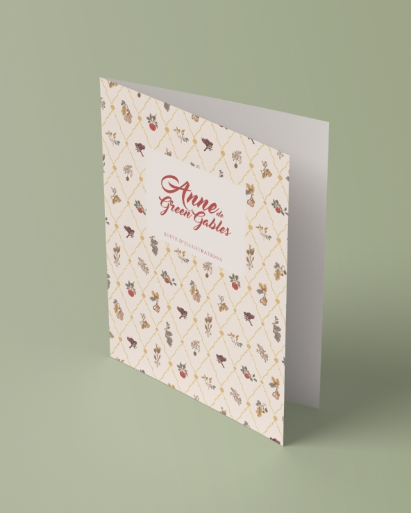 Suite d'illustrations Anne de Green Gables d'Adeline Martin