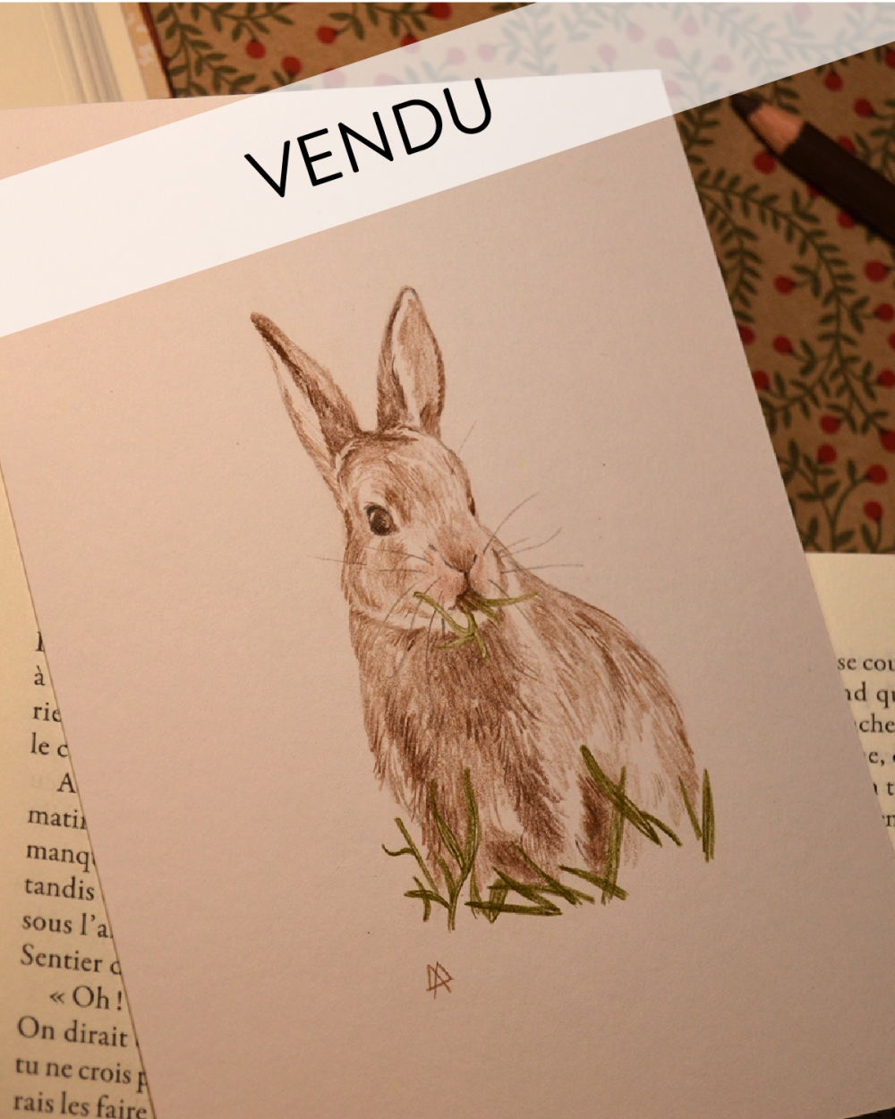 Illustration Originale d'Adeline Martin pour Anne de Green Gables