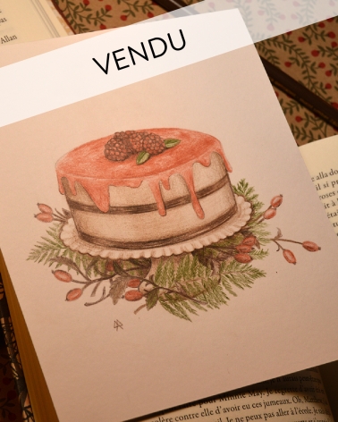 Illustration Originale d'Adeline Martin pour Anne de Green Gables