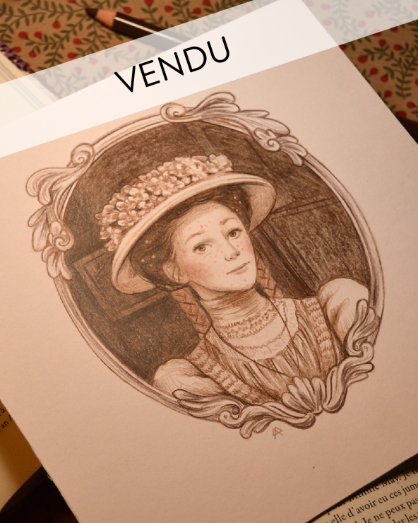 Illustration Originale d'Adeline Martin pour Anne de Green Gables