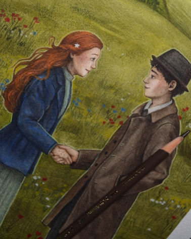 Illustration Originale d'Adeline Martin pour Anne de Green Gables