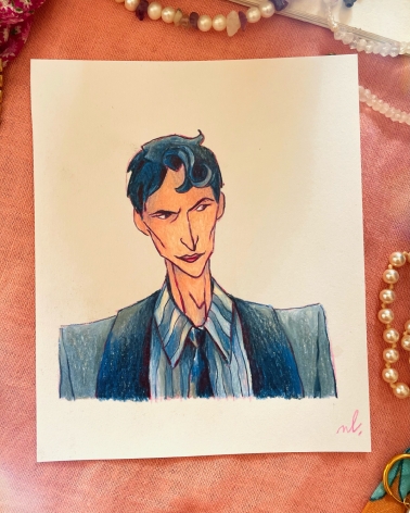 Illustration Originale de Naïade Lacolomb pour Chéri de Colette