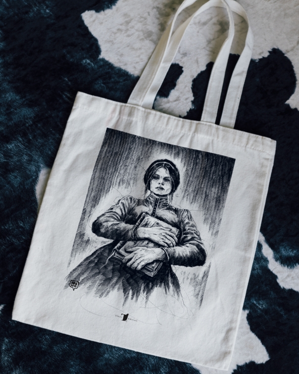 Tote-bag Le Monstre sur le Seuil, illustration de Minimaki