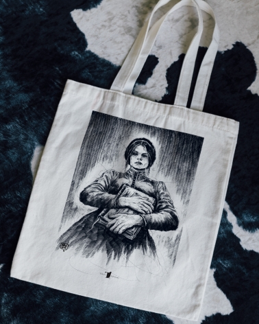 Tote-bag Le Monstre sur le Seuil, illustration de Minimaki