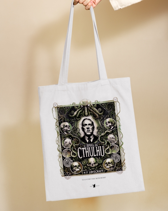 Tote-bag L'Appel de Cthulhu, illustration de Minimaki