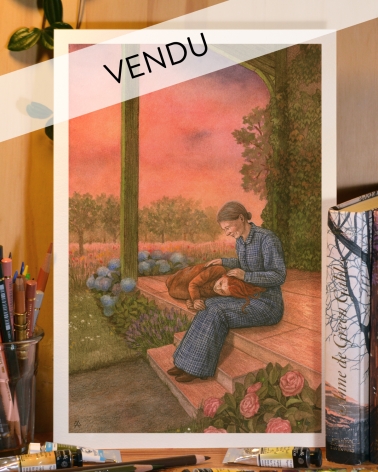 Illustration Originale d'Adeline Martin pour Anne de Green Gables